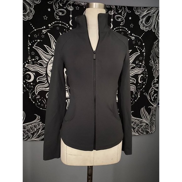 PH8 workout fitted full zip jacket front pockets XS - Picture 2 of 6